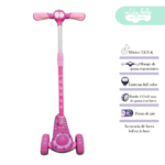 Scooter Lineal para niños Molly Pink