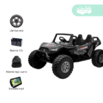 Carro a Batería con Pantalla Led 4x4 BLACK