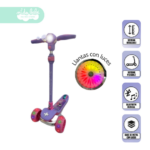 Scooter para niña mini medusa lila y rosa