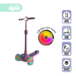 Scooter para niña mini medusa Rosa y violeta