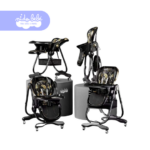 Silla De Comer doble altura plegable Yammy black