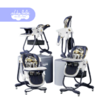 Silla De Comer doble altura plegable Yammy blue