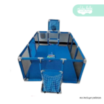 CORRALITO INFANTIL de tela didactico celeste