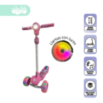 Scooter para niño mini medusa rosado