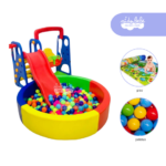 Centro de juegos Tobogan y Piscina de pelotas Happiness