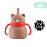 Vasito de Silicona para Bebé antiderrame modelo osito