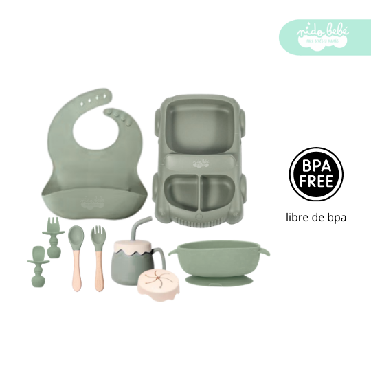 100 Set de alimentación de bebé modelo CARRITO - Imagen 1