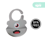 babero de silicona de bebe plomo