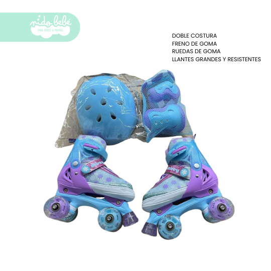 117 PATIN 4 RUEDAS DE NIÑA MODELO MIREY FROS L 37-41 - Imagen 1
