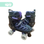 PATIN 4 RUEDAS DE NIÑO TALLA  L 38 – 41 NEGRO CON AZUL