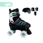 PATIN 4 RUEDAS DE NIÑO LIGTH BLUE TALLA M 34 A 37