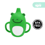 Vasito de Silicona para Bebé antiderrame modelo con aza animalitos - Imagen 2