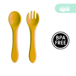 set de cubiertos de silicona para bebe - Imagen 4