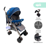 Coche baston de bebe modelo Nora azul