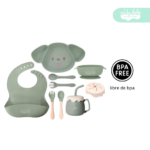 Set de alimentación de bebé Perrito 10 piezas