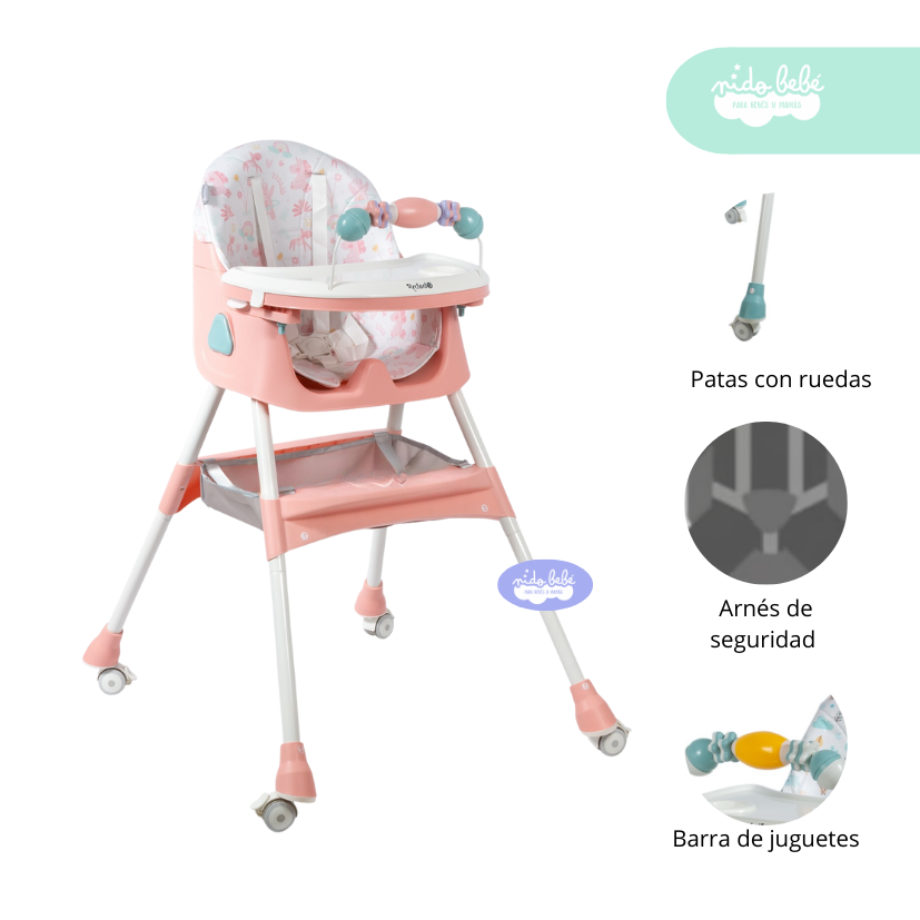 53 Silla de Comer de bebé modelo Cammy color melon - Imagen 1