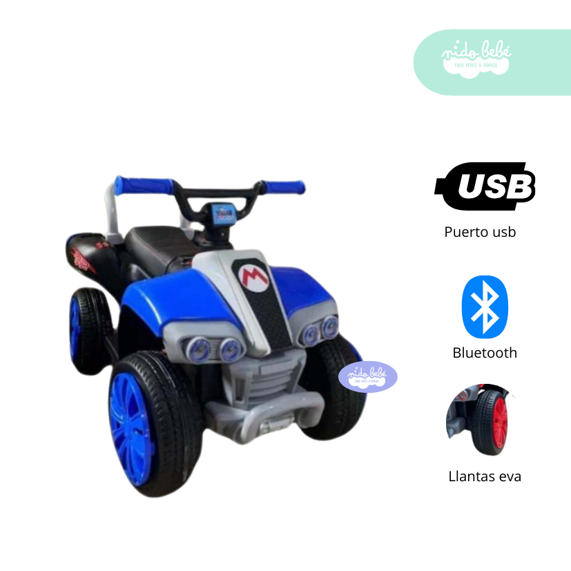 65 Carrito para niño modelo Moto TX1 Azul - Imagen 1
