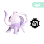 mordedor de silicona de bebe elefante - Imagen 4