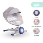 Silla mecedora eléctrica Baby Fly color azul