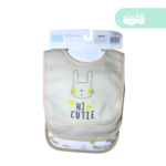 babero de tela de bebe pack x3 unidades