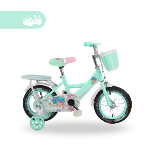11 Bicicleta aro 16 para niña color celeste - Imagen 1