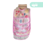 babero de plastico de bebe pack x5 unidades