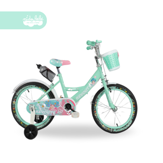 15 Bicicleta aro 16 para niña color celeste con Tomatodo - Imagen 1