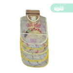 babero de plastico de bebe pack x5 unidades
