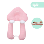 Almohada de bebé anti reflujo color rosada