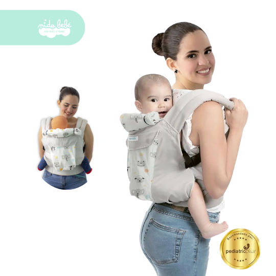21 Canguro Ergonómico 4 en 1 maternelle Beige - Imagen 1