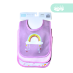 babero de tela de bebe pack x3 unidades