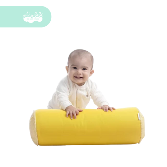 33 Rodillo maternelle antialérgico de estimulación amarillo - Imagen 1