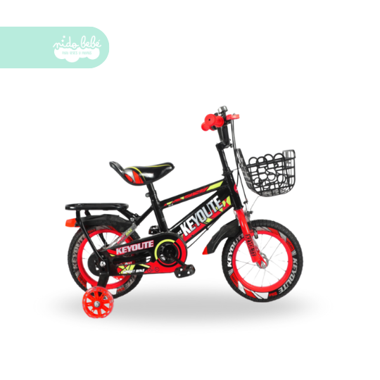 33 Bicicleta infaltil aro 12 para niño key color rojo - Imagen 1