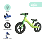 Bicicleta de entrenamiento para niño Belance green
