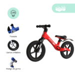 Bicicleta de entrenamiento para niño Belance red