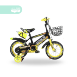 Bicicleta infaltil aro 12 para niño key color amarillo con tomatodo