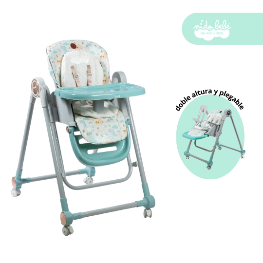 43 Silla De Comer altura regulable modelo Yammy blue - Imagen 1