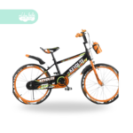 Bicicleta infaltil aro 20 para niño key con tomatodo color naranja