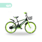 Bicicleta infaltil aro 20 para niño key con canastilla color verde