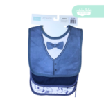 babero de tela de bebe pack x3 unidades