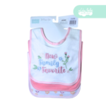 babero de tela de bebe pack x3 unidades