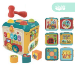 Cubo Educativo de Actividades 7 en 1 con Sonidos y Luces