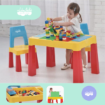 Mesa didactica 2 en 1 para niños multicolor