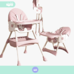 Silla de Comer de bebé modelo Milu Premium pink