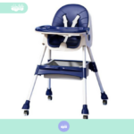 Silla de Comer de bebé modelo Milu Premium blue