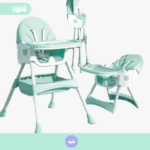 Silla de Comer de bebé modelo Milu Premium verde