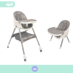 Silla De Comer doble altura modelo Demmie Dark