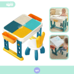 Escritorio 2 en 1 Multifuncional Sensorial Niños + Silla