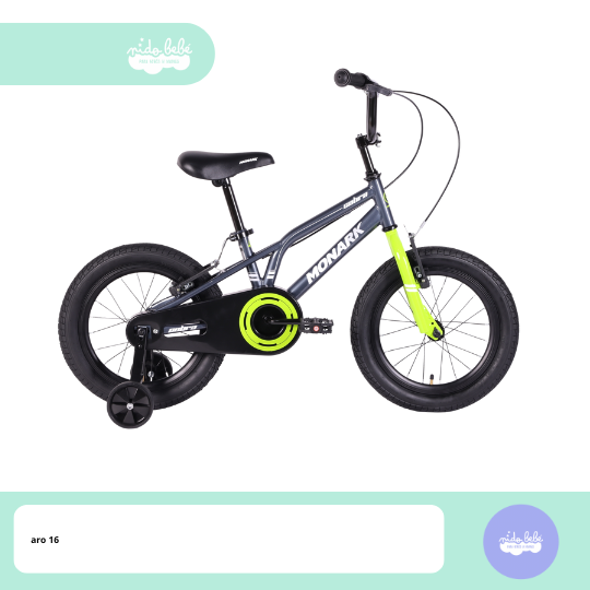 55 Bicicleta infaltil aro 16 monark modelo Cobra yellow - Imagen 1