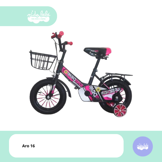 13 Bicicleta infaltil aro 16 modelo Tracy black - Imagen 1